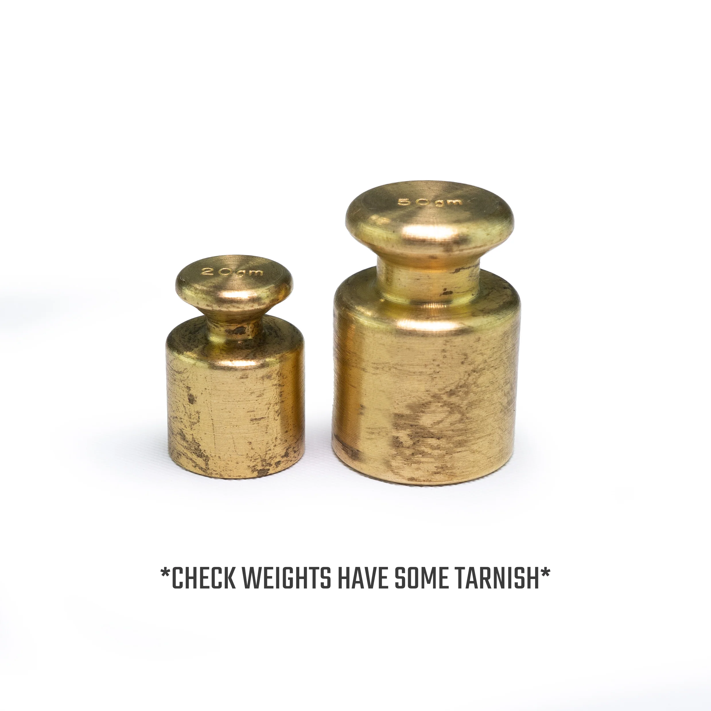 Check Weights for the Powder Scale